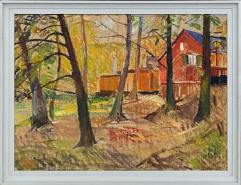 MINACARLSSON-BREDBERG, oil on canvas, monogram signature.