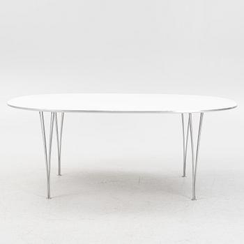 Bruno Mathsson & Piet Hein, matbord, "Superelips", Fritz Hansen, Danmark, 1983.