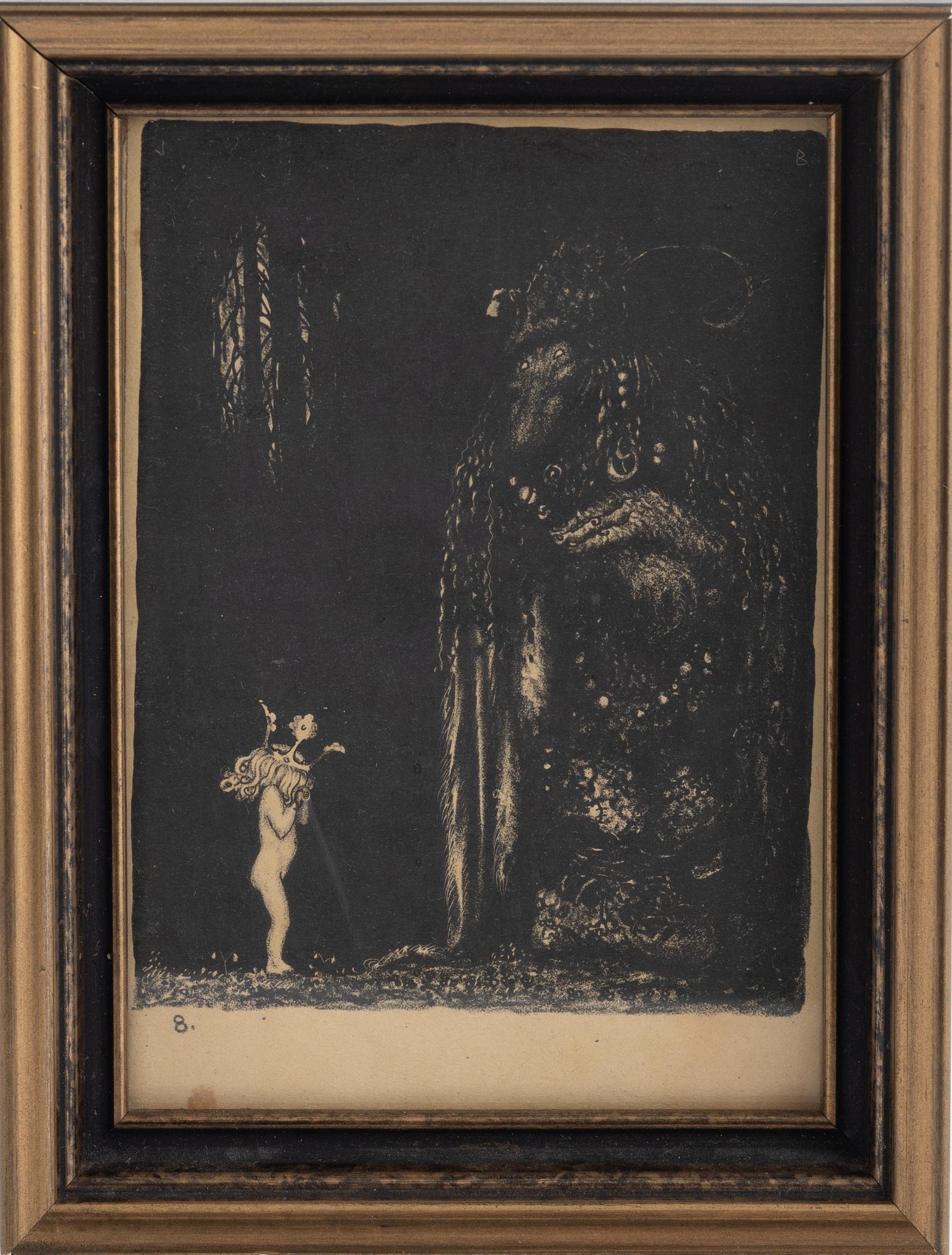 John Bauer, "En sådan eländig liten bleknos! Sa trollet".