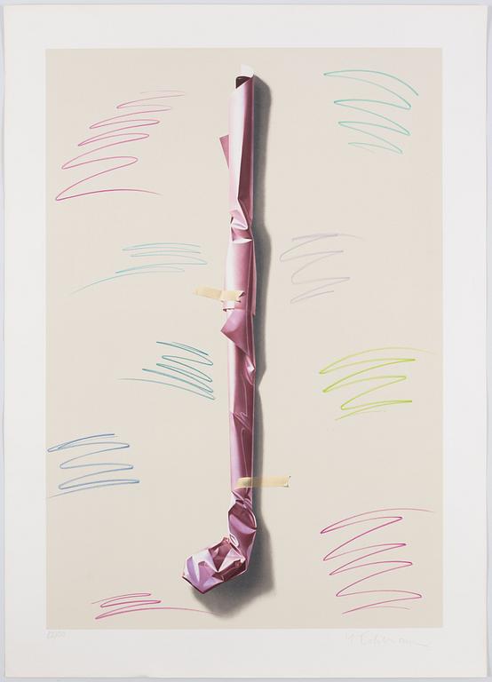 Yrjö Edelmann, "Golf club wrapped in pink".