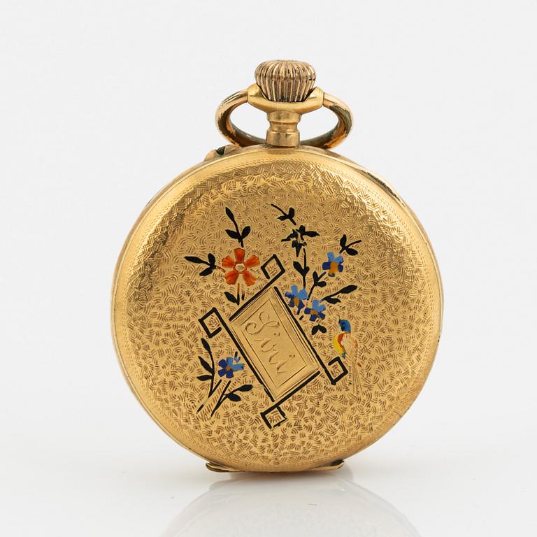 Pocket watch, 33 mm.