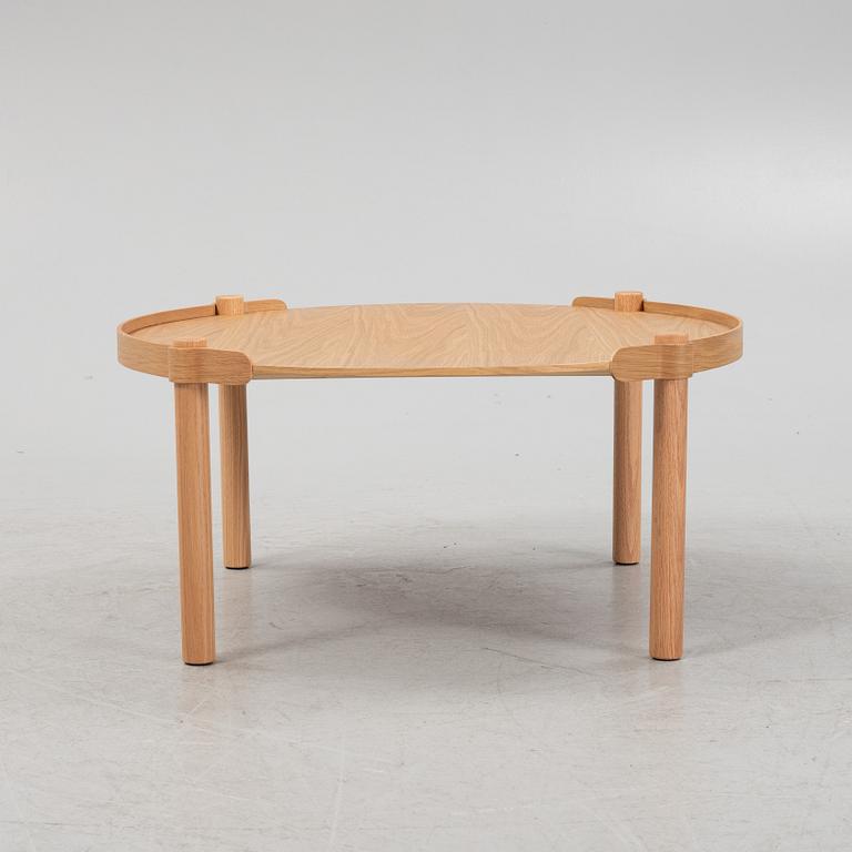 A 'Woody' oak veneered coffee table from Cooee design.