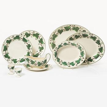 24 pieces of a 'Napoleon Ivy' creamware service, Wedgwood, England.