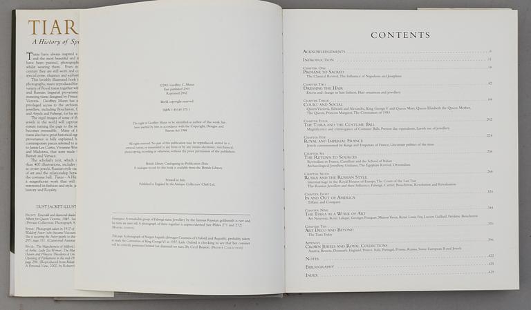 BOOKS, 4 vol. About Jewelry.