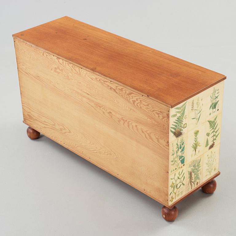 A Josef Frank 'Flora' chest of drawers, Svenskt Tenn, model 1050.