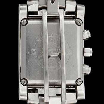 ARMBANDSUR, herr, Longines, Dolce Vita, kronograf, stål.