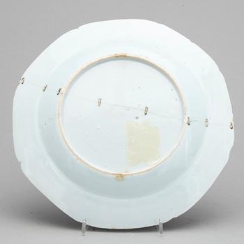 PARTI TALLRIKAR, 8 st, porslin, Kina, mestadels 1800-tal.