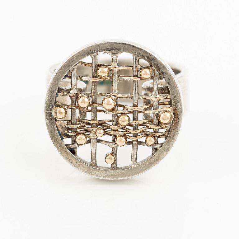 Anders Högberg, ring, sterlingsilver, Göteborg 1992.