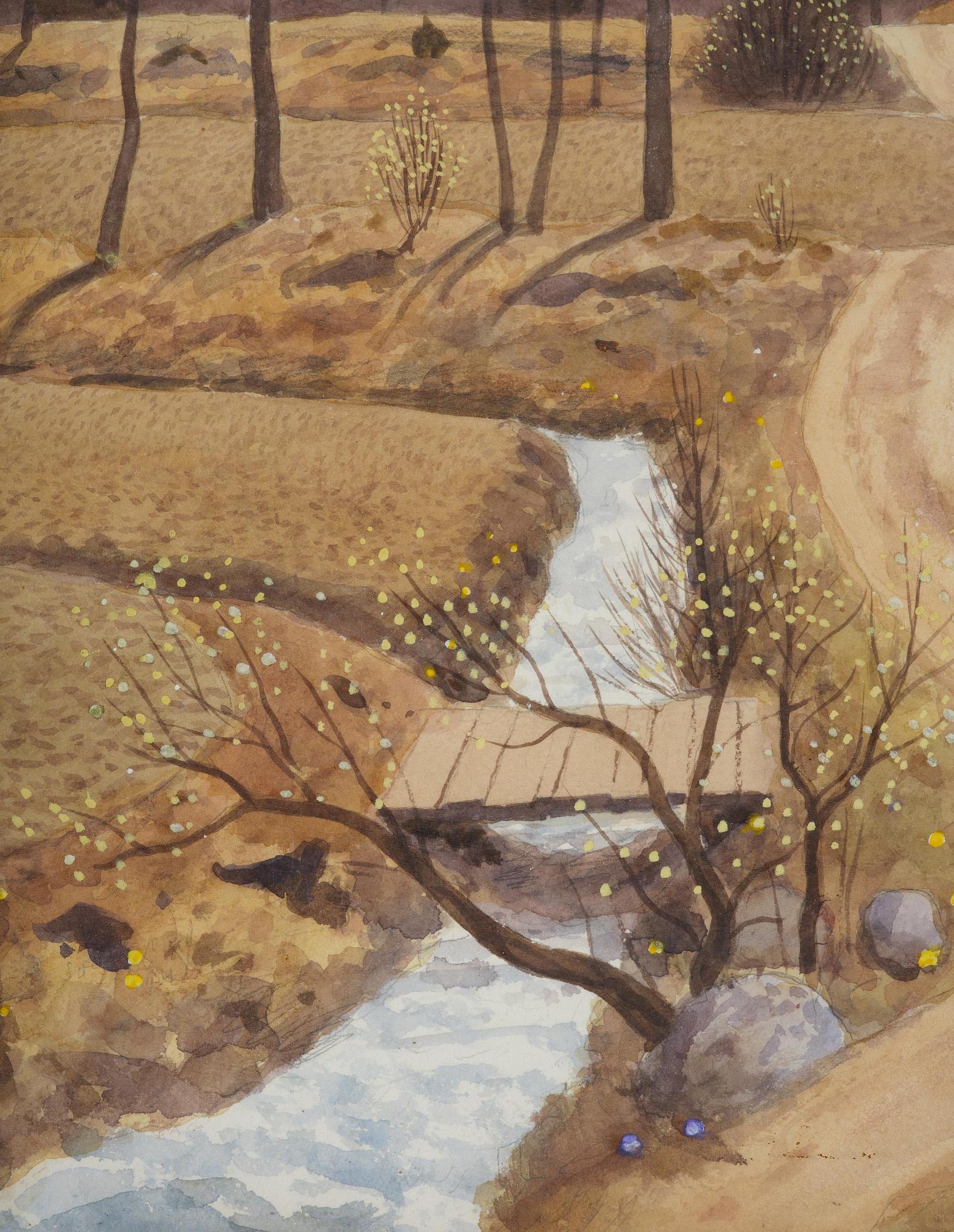 Oskar Bergman, "Vår vid Erstavik".