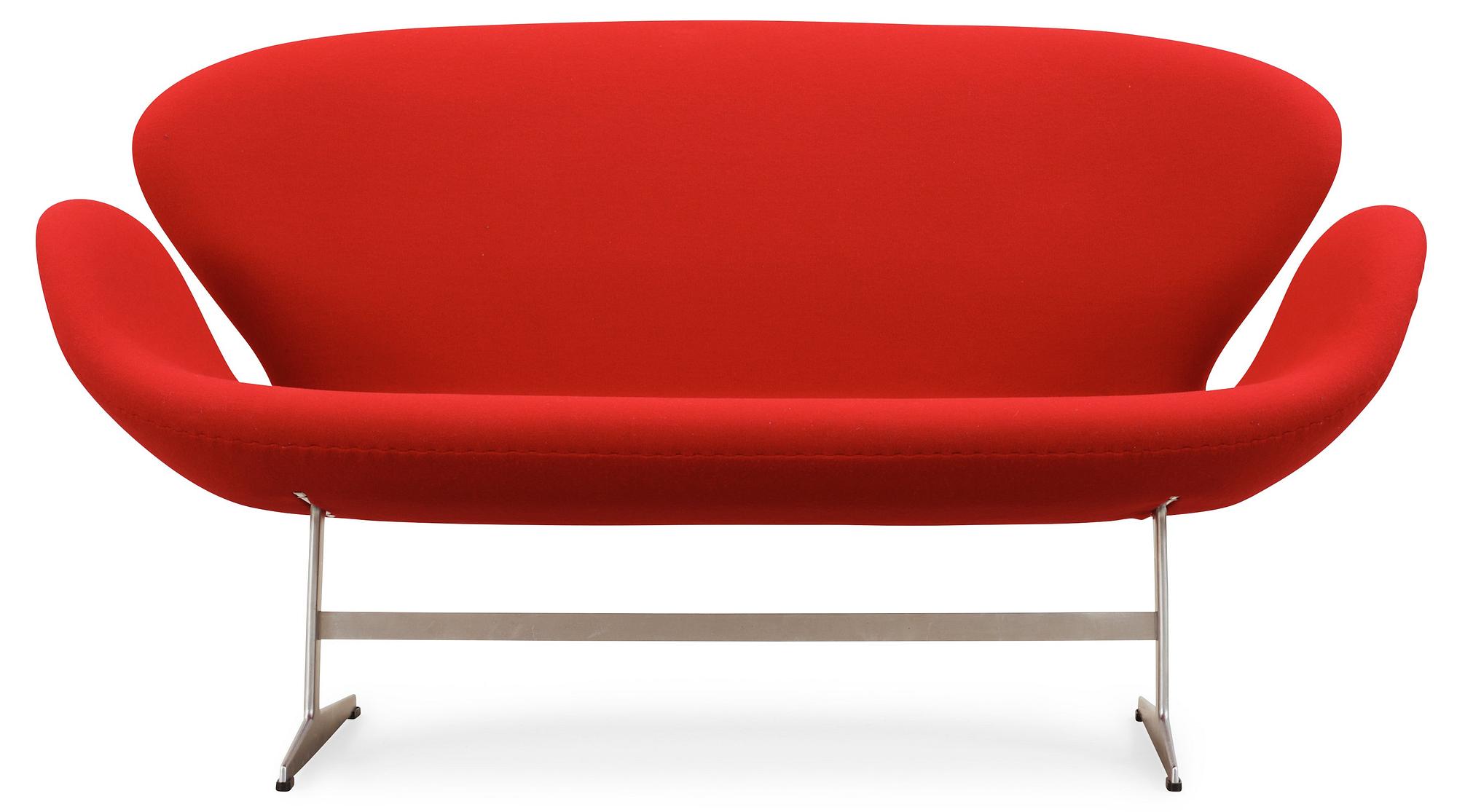An Arne Jacobsen 'Swan' sofa, Fritz Hansen, Denmark 2000.