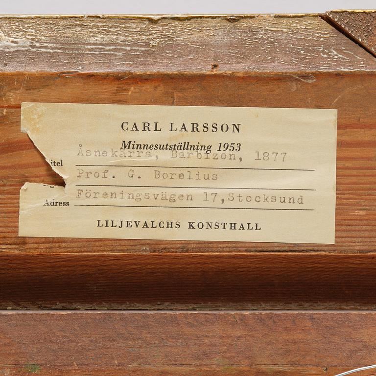 Carl Larsson, "Åsnekärra i Barbizon".
