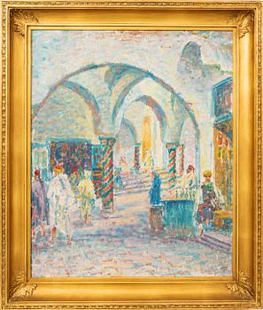 Dick Beer, oil on canvas signed and dated 1914.