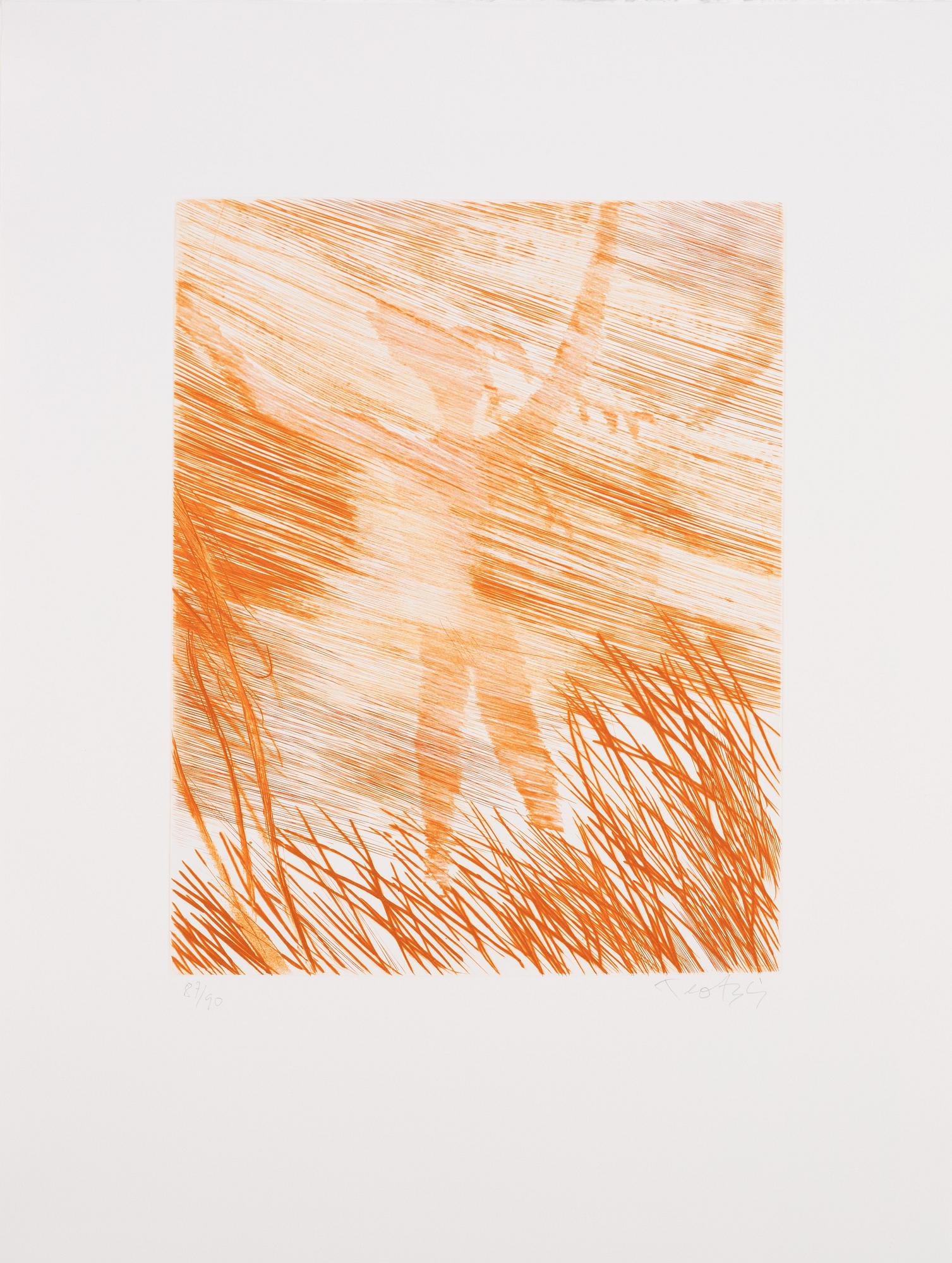 Ulf Trotzig, "King Sweeney", portfolio with nine colour etchings.