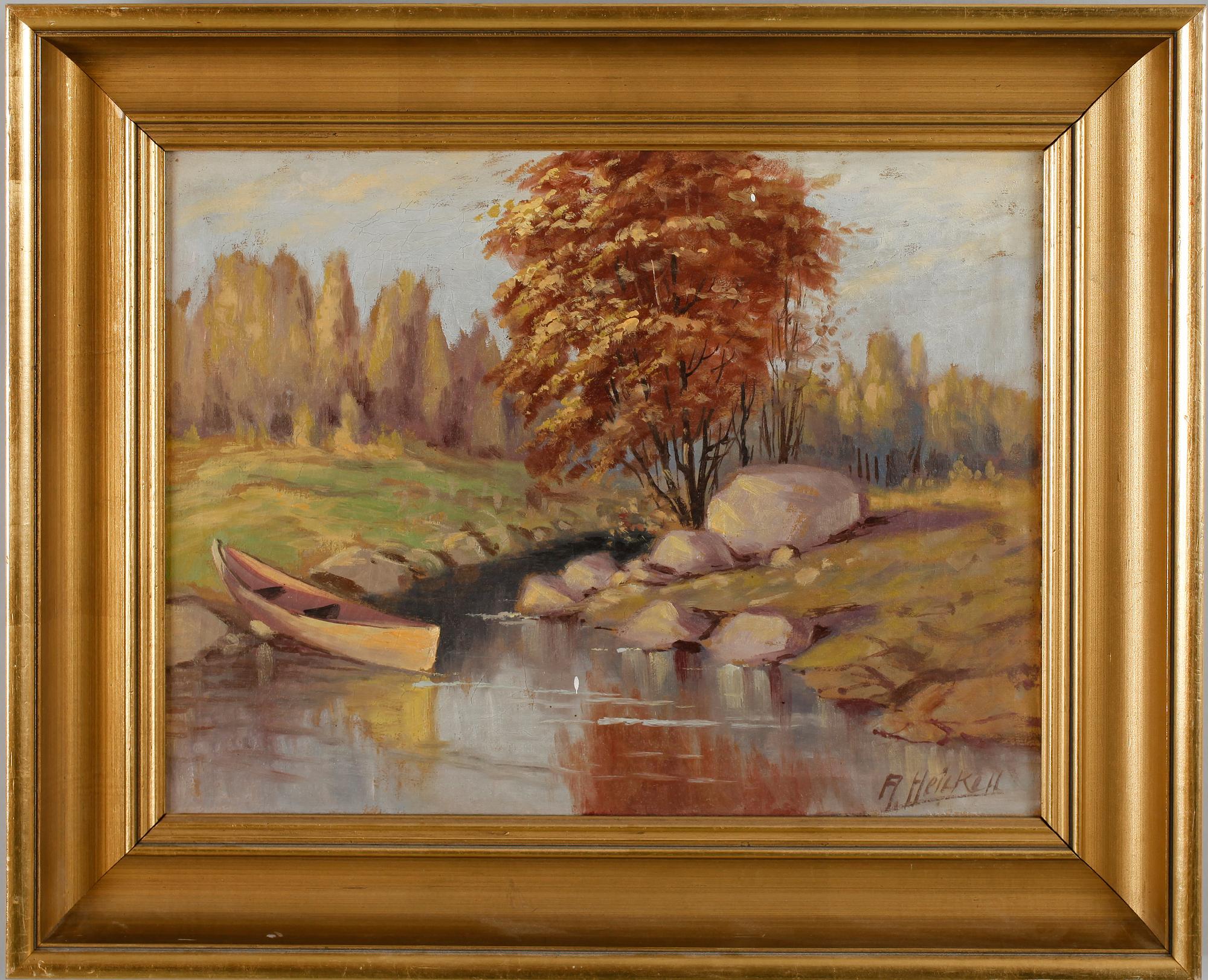 ARTHUR HEICKELL, olja på duk, sign.