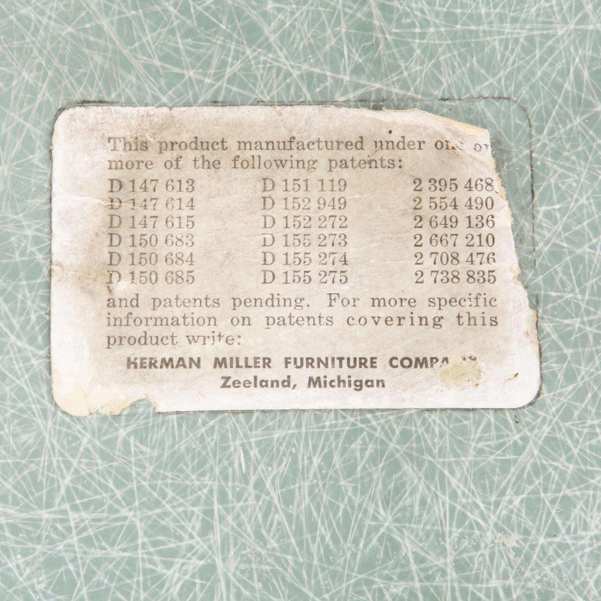 Charles and Ray Eames, rocking chair, "Eames Plastic Armchair RAR", stamped 1957.