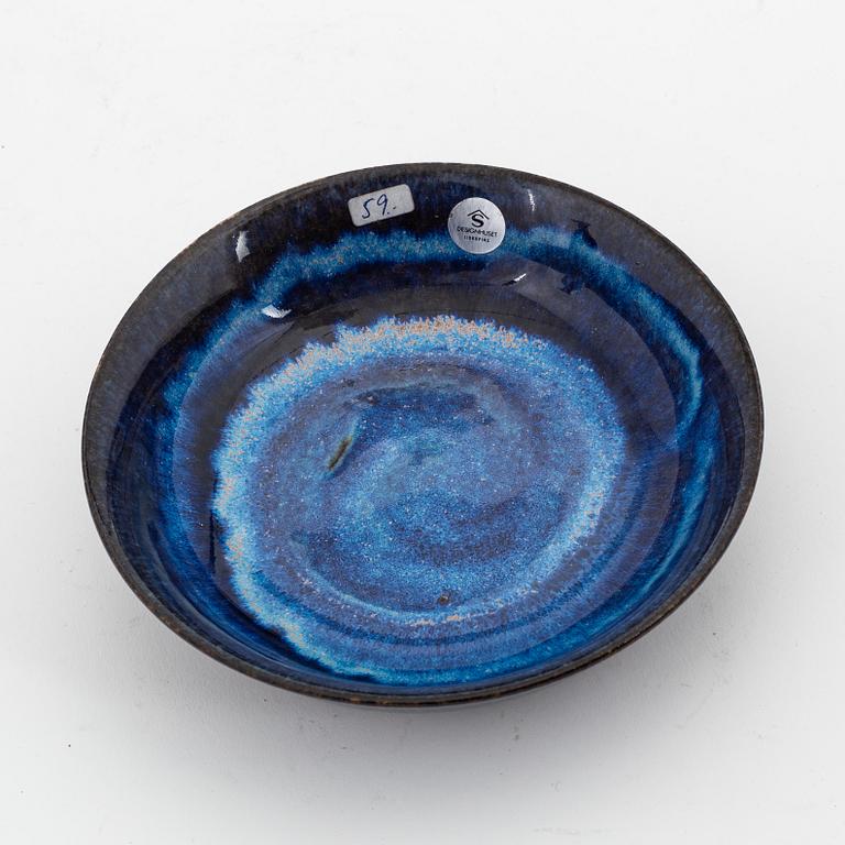 Carl-Harry Stålhane, a stoneware vase and a bowl, Designhuset.