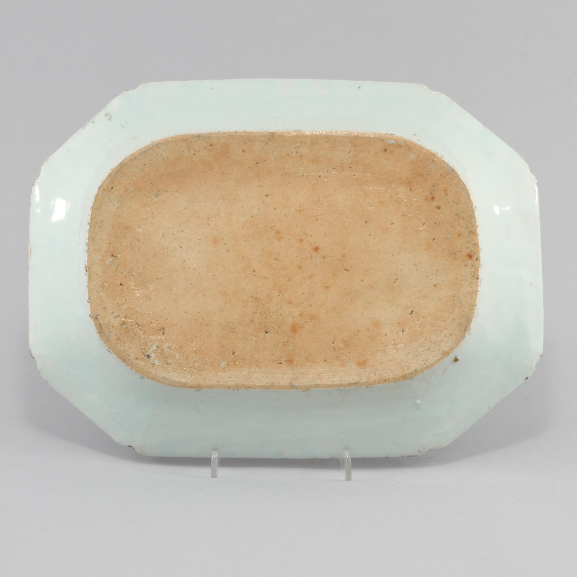 STEKFAT, porslin, Kina, 1700-tal.