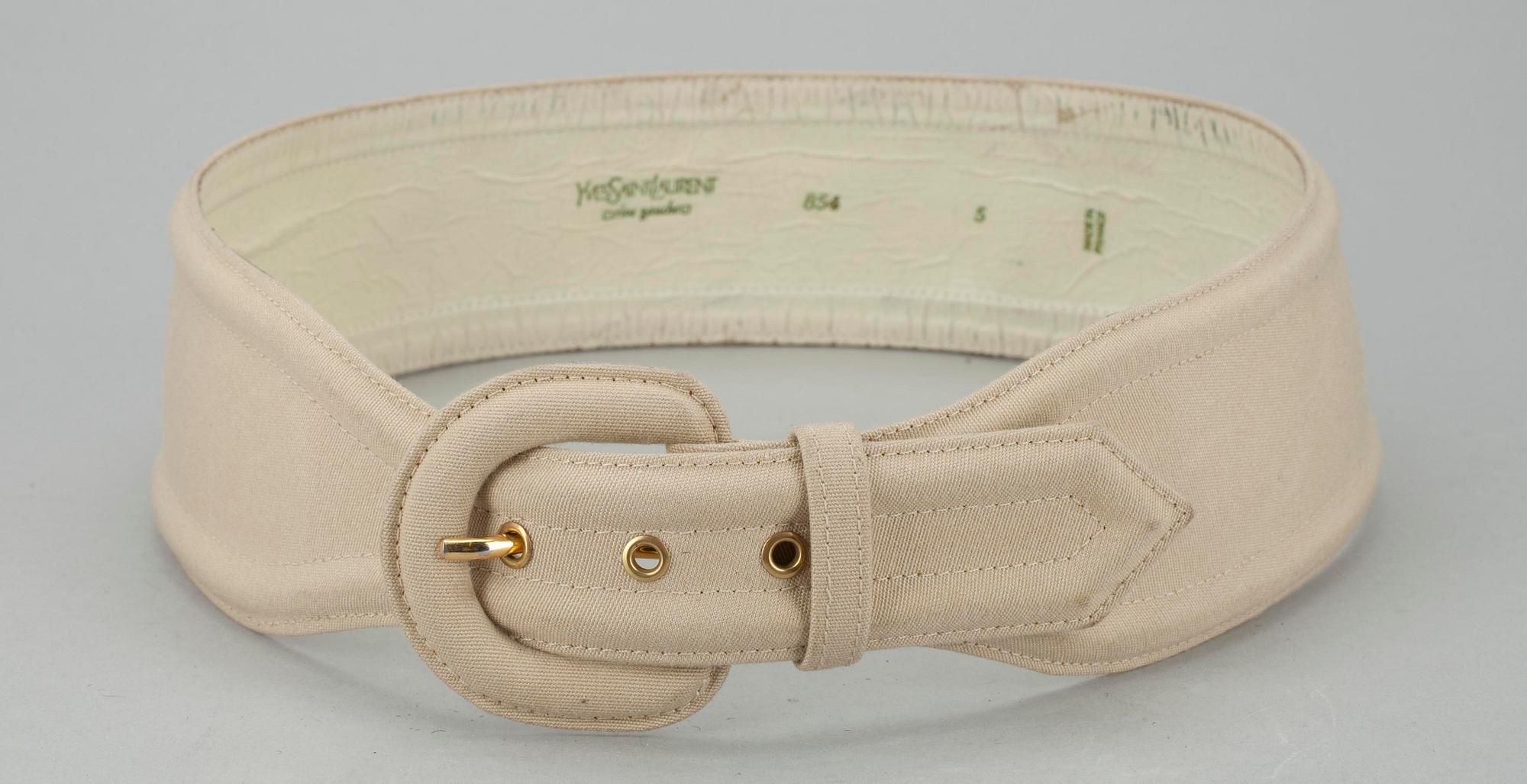 BÄLTE, 3 st, Yves Saint Laurent.