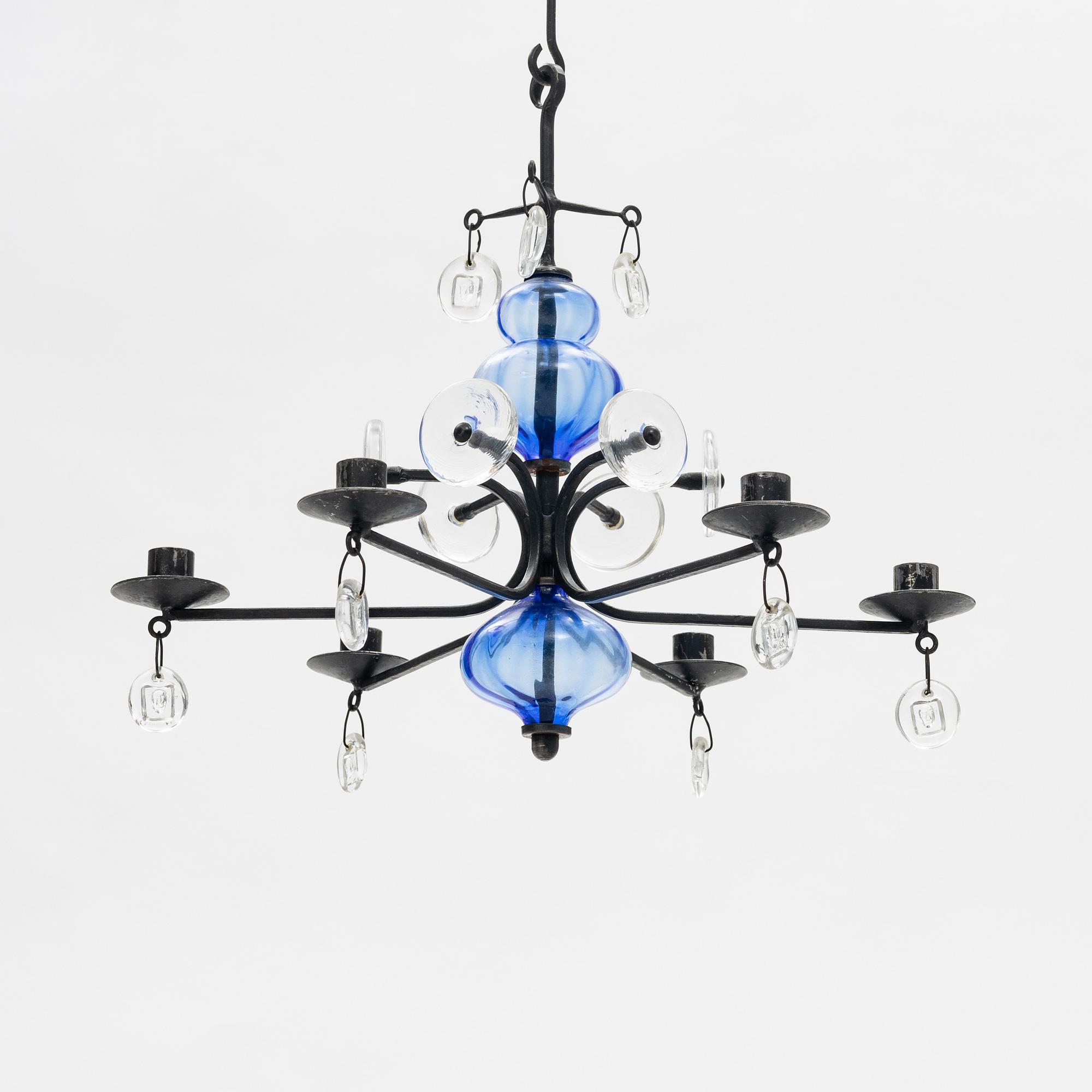 Erik Höglund, ljuskrona, Boda Smide.