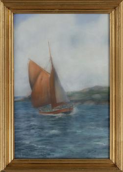 WOLDEMAR TOPPELIUS, pastell, sign o dat 1919.