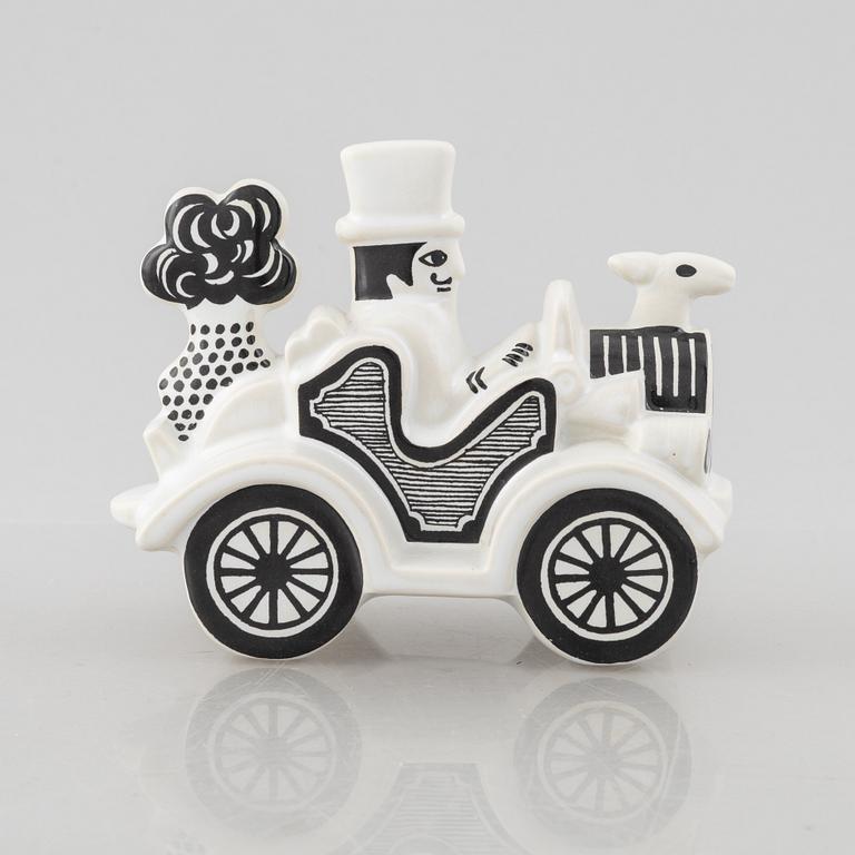 Lisa Larson, figurin, "Bil", ur serien "Traffic", Gustavsberg 1971-1973.