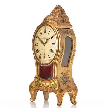 A Swedish Rococo bracket clock by J Nyberg (master in Stockholm 1787-1801).