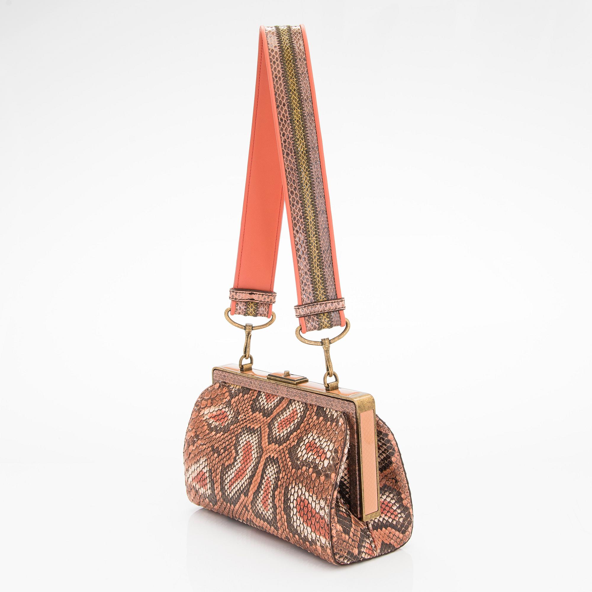 Bottega Veneta, a python skin 'Dahlia Burano' bag, limited edition, Spring 2018.