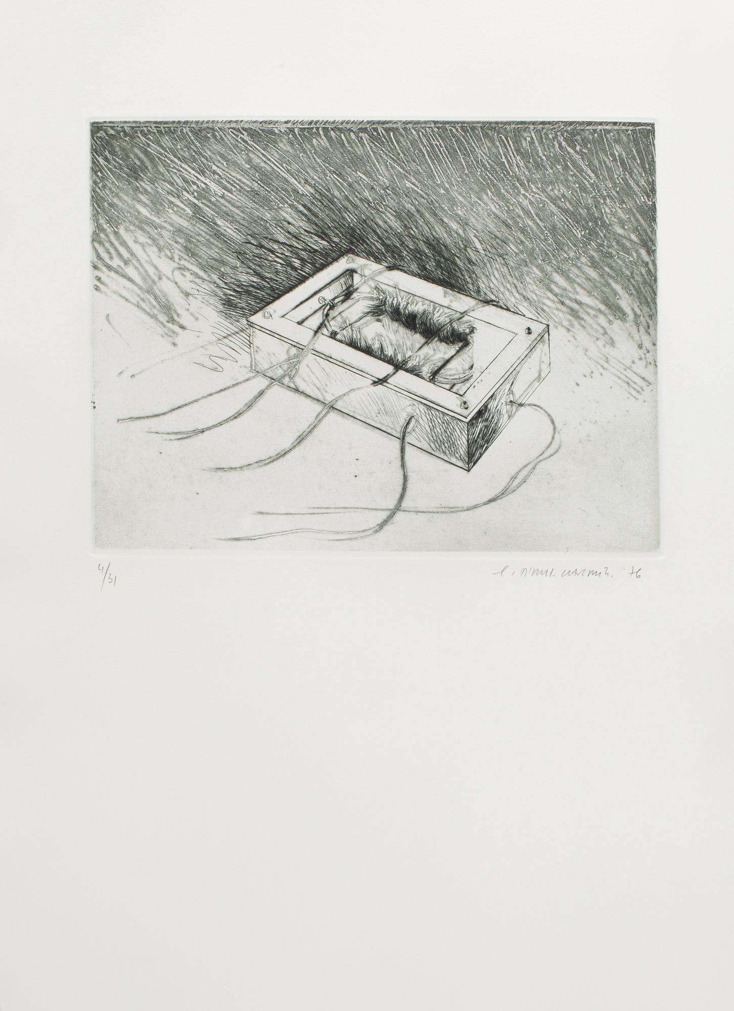 GERARD TITUS-CARMEL, mapp med 10 etsningar, sign o dat 1976, numr, 4/31.