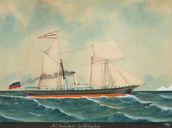 Lars Petter Sjöström, Bröderna Nobels tankarångfartyg "AE Nordenskjöld".