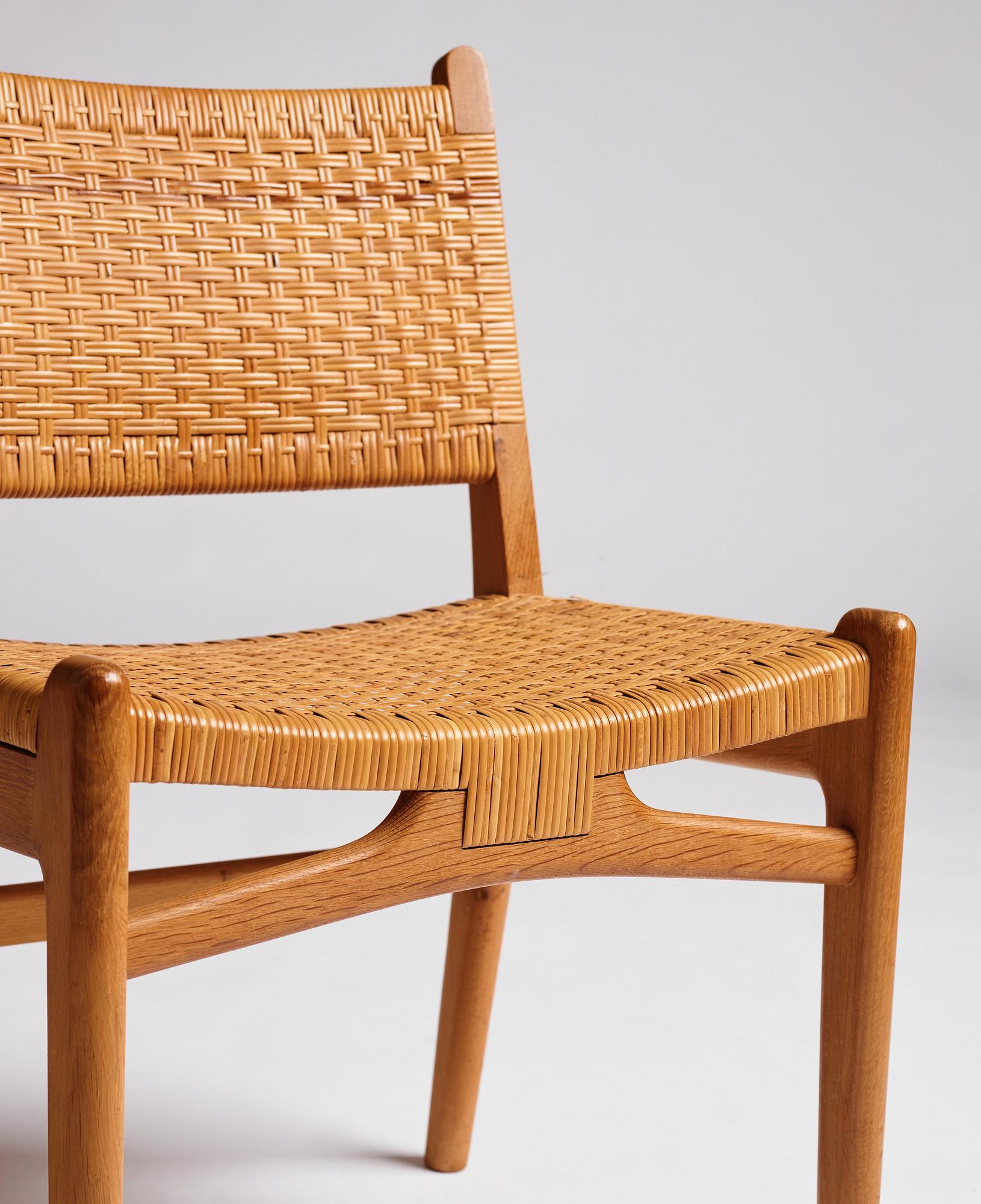 Hans J. Wegner, stolar, 10 st "CH31", Carl Hansen & Son, Danmark 1950-tal.