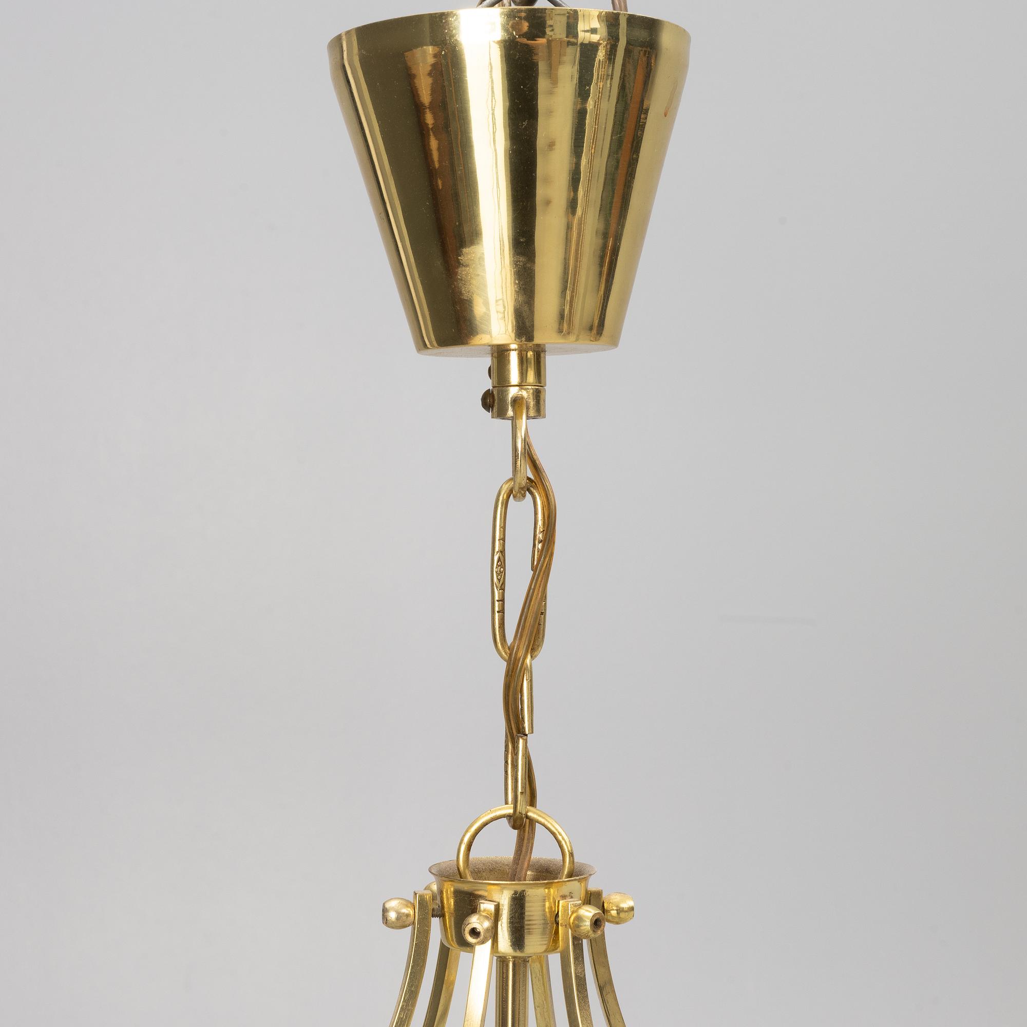 A ceiling lamp, late 20th Century.