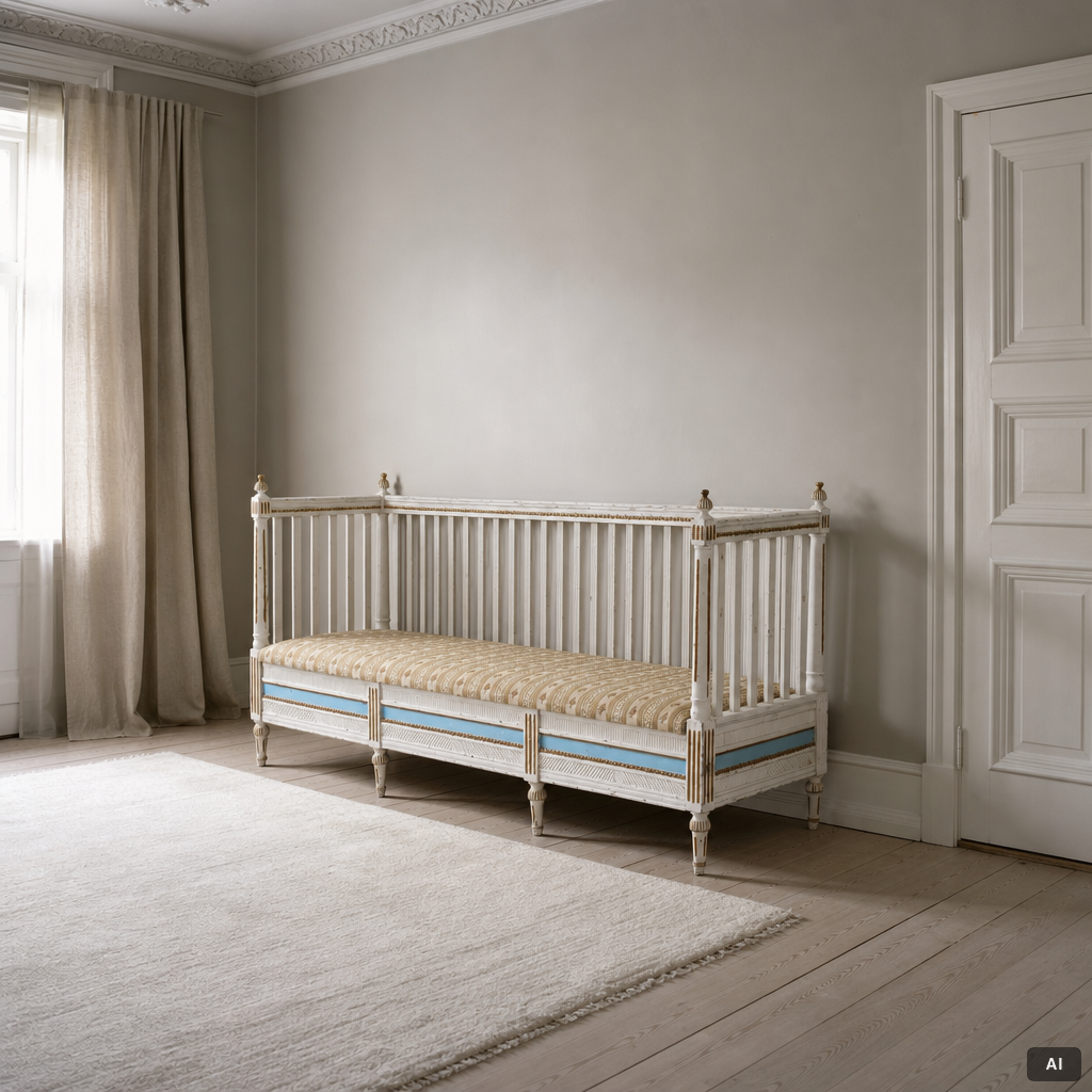 Sofa, late Gustavian, circa 1800.