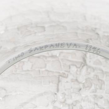 TIMO SARPANEVA, lasiveistos, Finlandia-sarjan kulho, signeerattu Timo Sarpaneva 3376. Iittala.