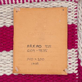 Gunilla Lagerhem Ullberg, a flat weave carpet, 'Arkad 925', Kasthall, Sweden, c. 200 x 140 cm.