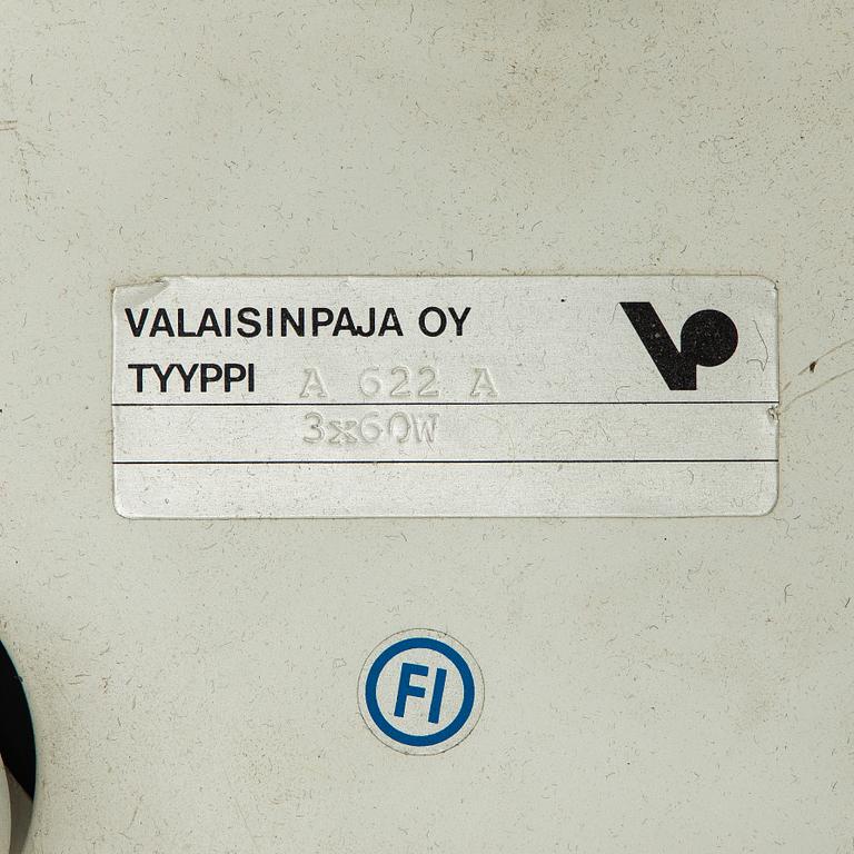 Alvar Aalto, Ceiling lamp model A622A, Valaisinpaja Oy, late 1900s.