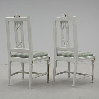 STOLAR, ett par, gustavianska, Lindome, 1700-talets slut.