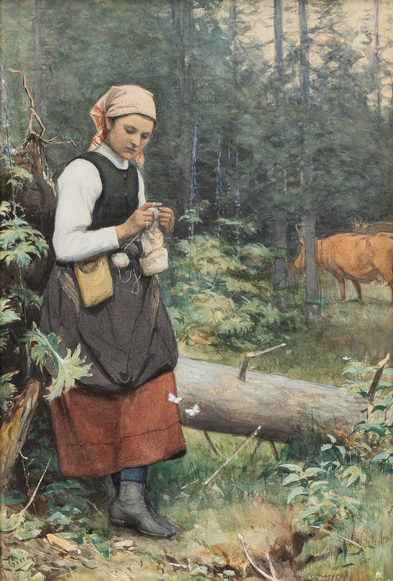 Johan Tirén, Shepherdess.