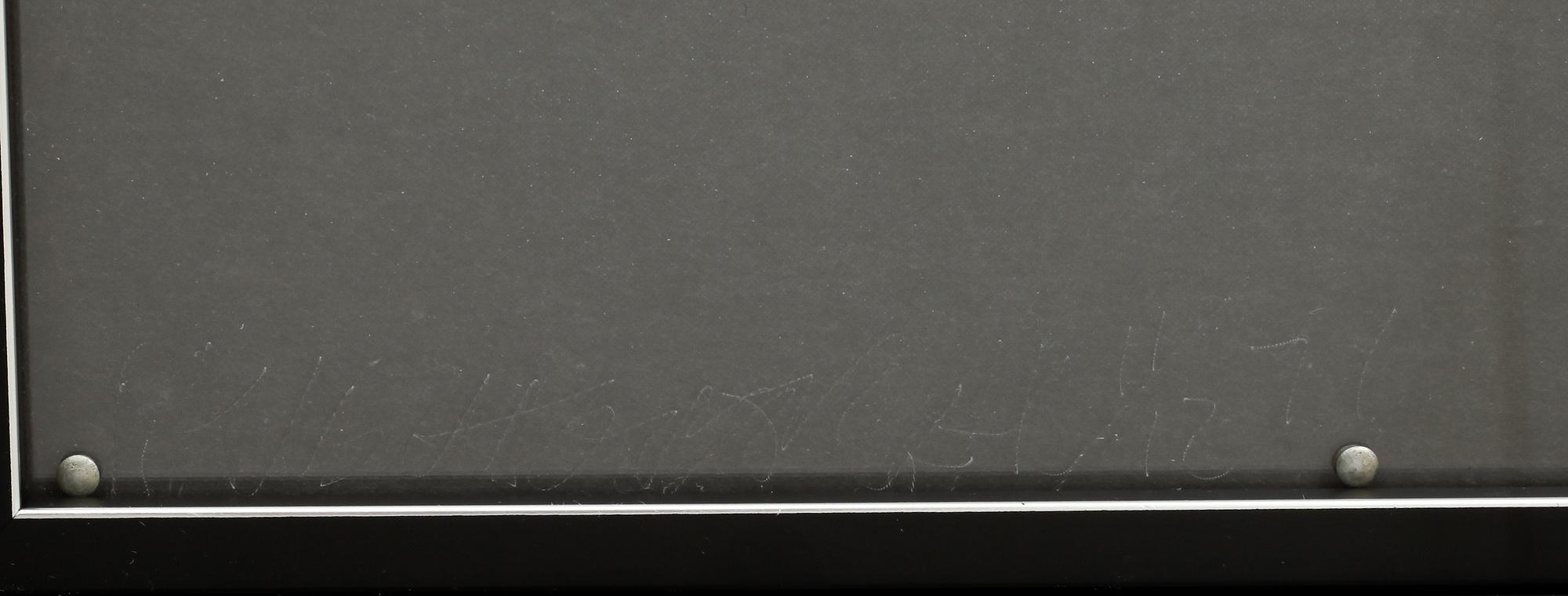 ROBERT RAUSCHENBERG, screentryck på plexiglas, sign, numr 11/12 o dat -71.