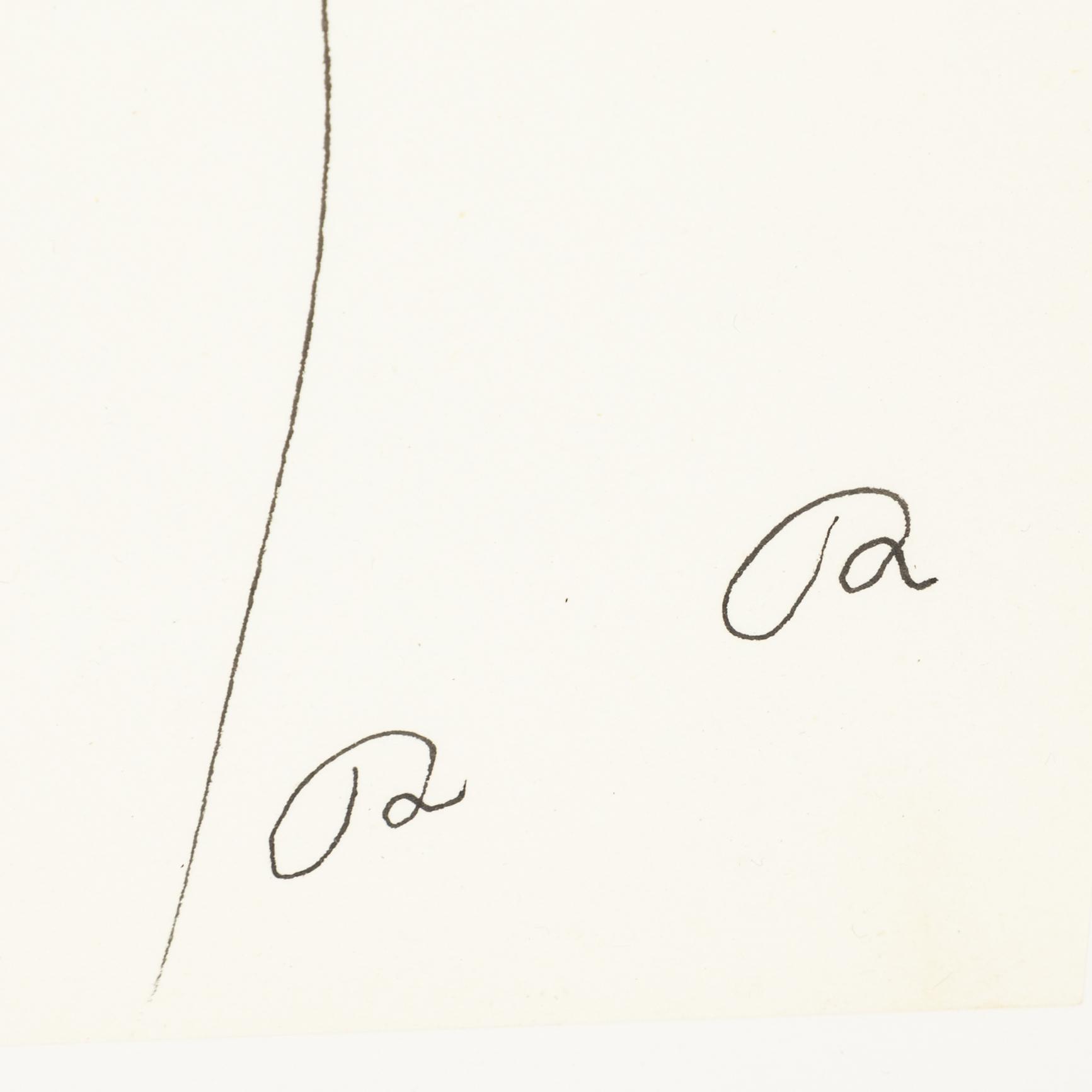 Roger Risberg, indian ink drawing, signed. Executed in 2008.