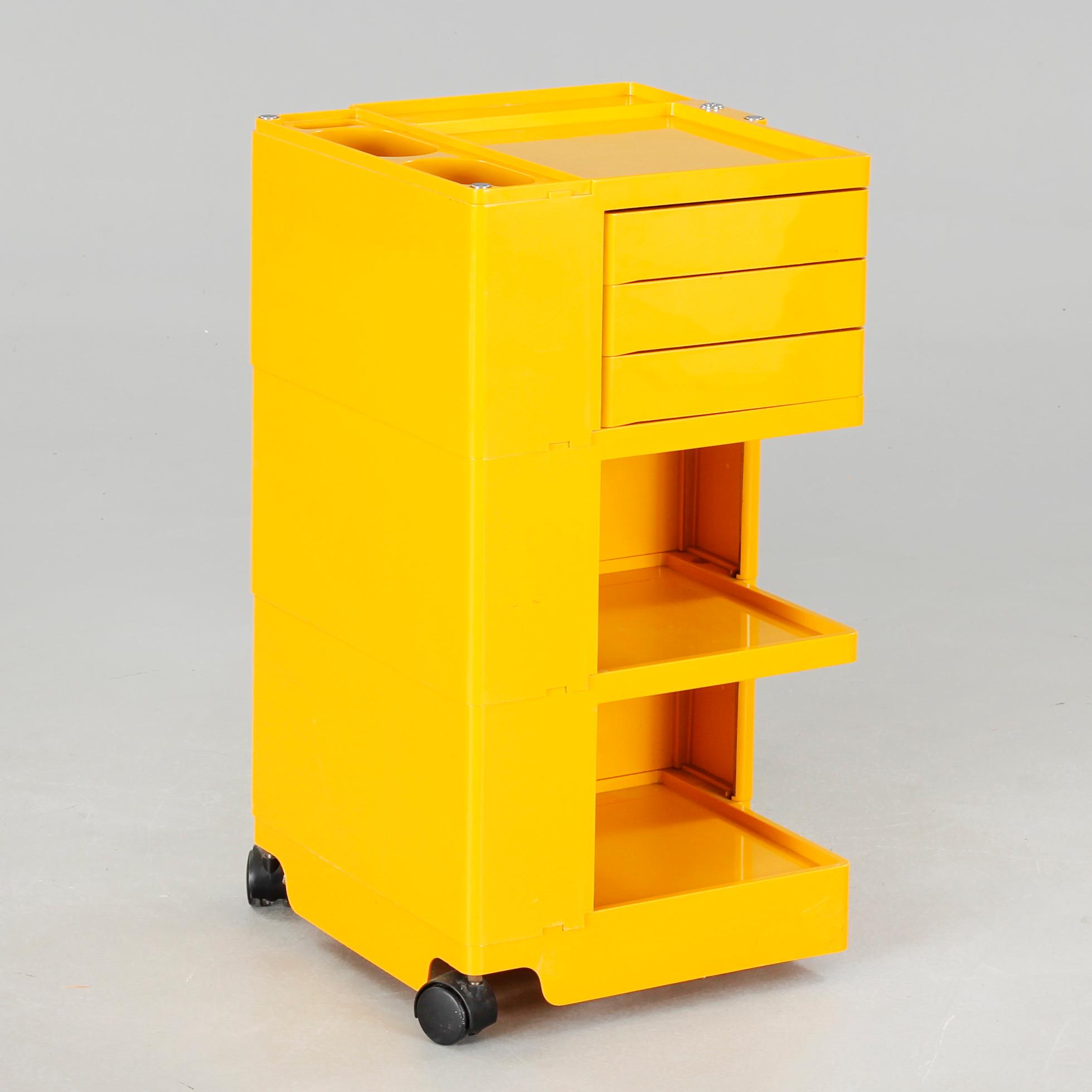 A "Boby" drawer unit, designed 1968 by Joe Colombo for Bieffeplast in Padova.