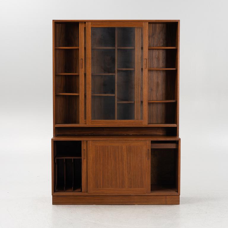 Sideboard with display cabinet, Wirserums Nya Möbelfabrik, Hultarp, third quarter of the 20th century.