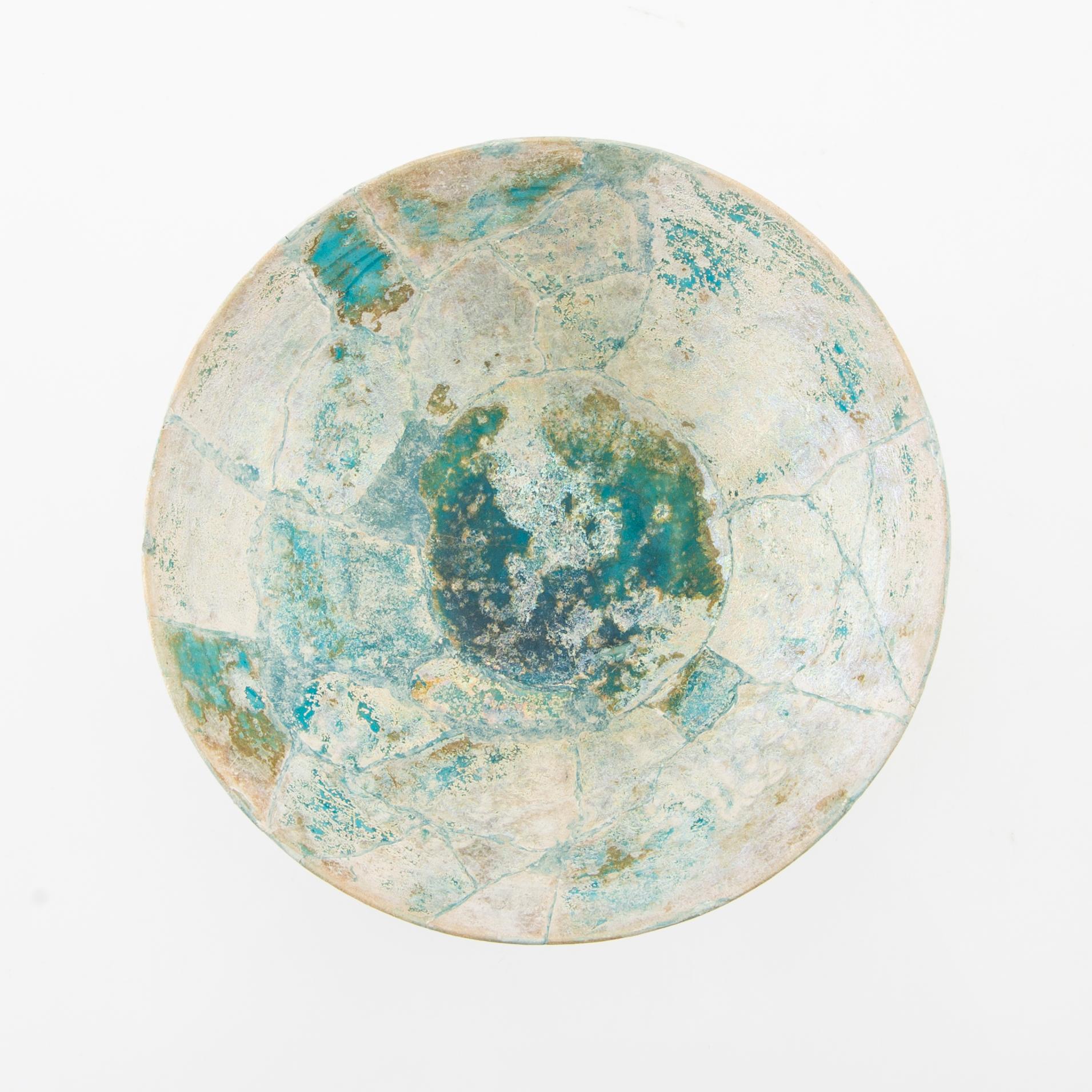 Bowl probably Keshan, Iran, 1100-1200s earthenware.