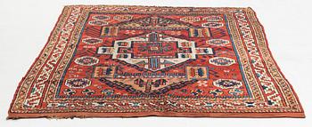 An antique Bergama carpet, west Anatolia, ca 220 x 180 cm.