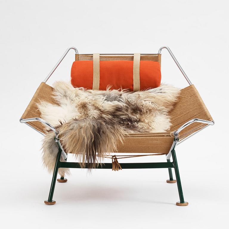 Hans J. Wegner, fåtölj, "Flag Halyard", Getama, Danmark, 1950-60-tal.