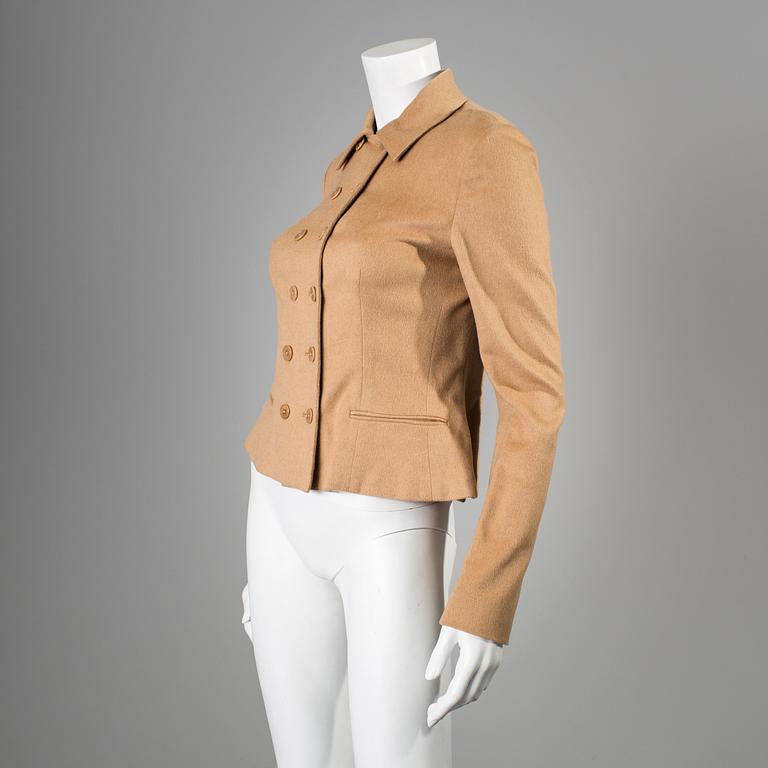 A wooljacket by Ralph Lauren.