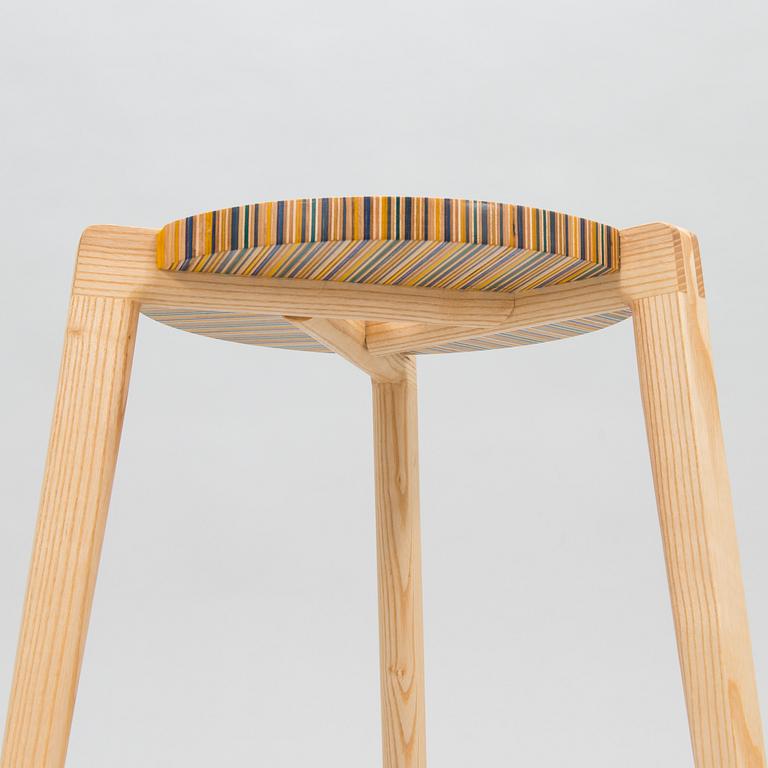 ALEKSI PUUSTINEN, Stool, signed and numbered.