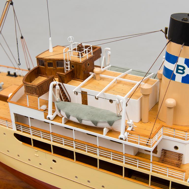 MODELLFARTYG, "Bore II", Åbo. Finland 1900-talets senare hälft.