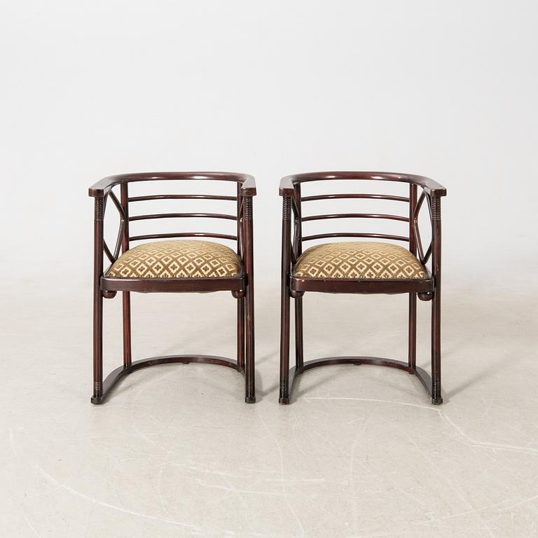 Karmstolar, ett par, Art Deco 1900-talets första hälft.