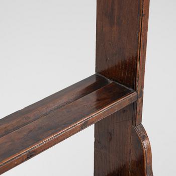 Sideboard with plate rack, England, 19th century.