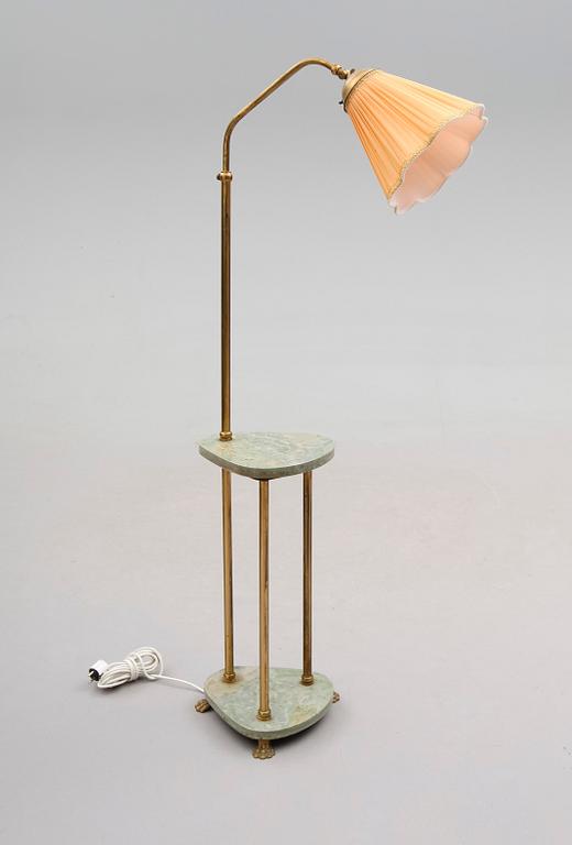 GOLVLAMPA MED BORD, 1900-talets mitt.